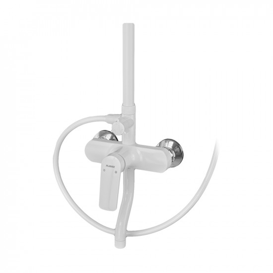 Душевая колонна с смесителем Plamix Lucas-009-J White (PM0712)