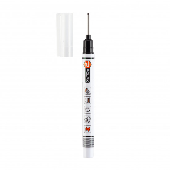 Маркер будівельний Polax для глибоких отворів чорний, 20мм,  0,7-1мм (49-005)