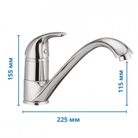 Змішувач для кухні Haiba VIOLET 012 (HB0399)