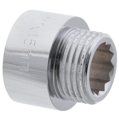 Удлинитель 1/2" 15мм (хром) Koer KF.E06-15.CHR (KF0093)