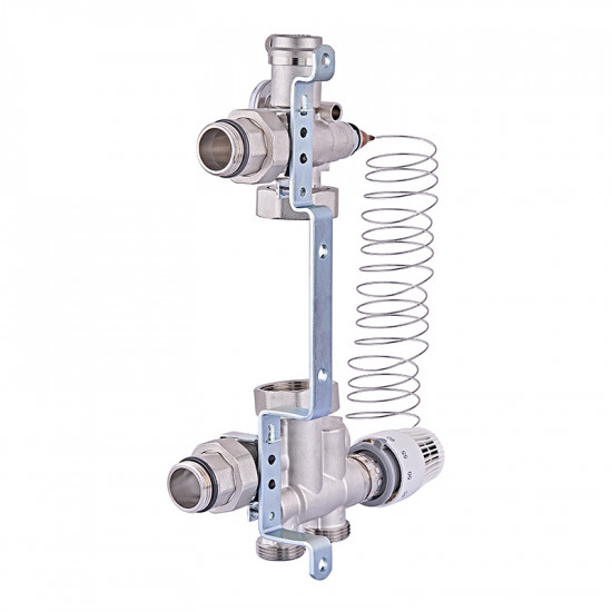Смешивательный узел для коллекторов Nolf NF.2001-1'' с нижним подключением (без насоса) (NF3015)