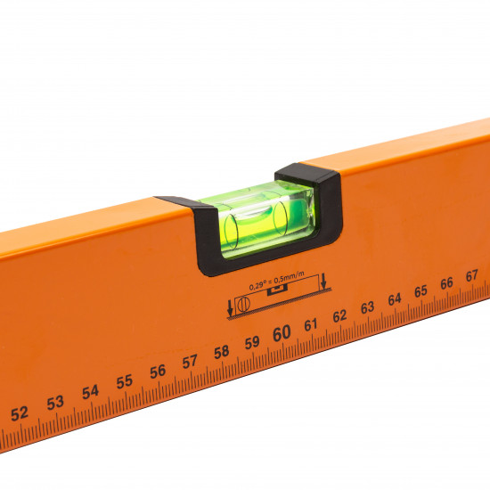 Рівень будівельний алюмінієвий Polax 1200 мм 3 капсулы (38-054)