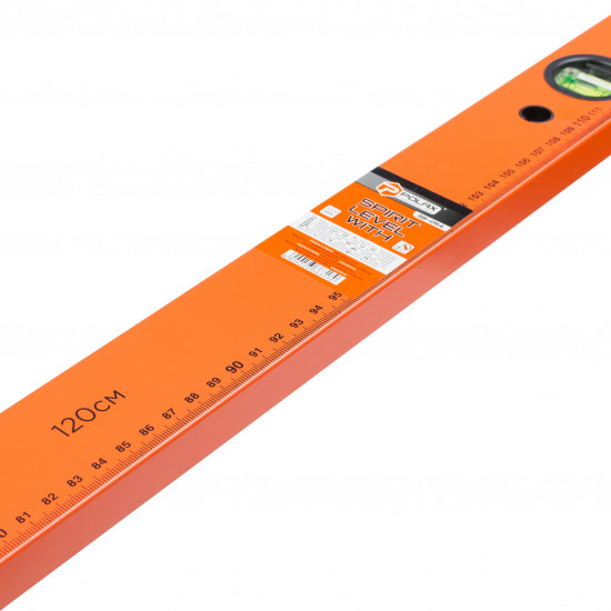 Рівень будівельний алюмінієвий Polax 1200 мм 3 капсулы (38-054)