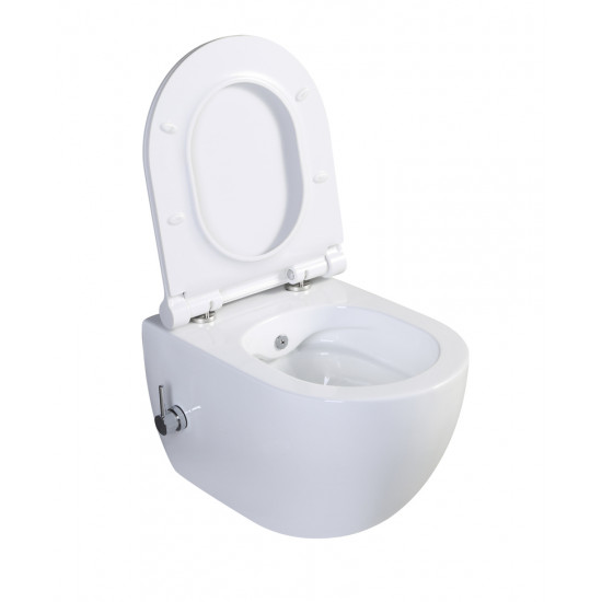 Унітаз-біде підвісний Mixxus Premium ELLIPSE-1301-R 500x365x350mm система змиву RIMLESS (MP6659)