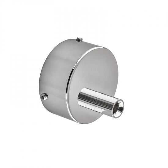 Декоративная чашка Mixxus TCC-01 CHROME (круглая) для маскировки кабеля (цвет хром) (MI6637)