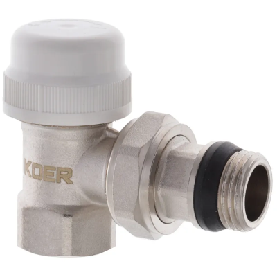 Кран термостатичний кутовий 1/2" Koer KR.921-GI (KR2682) Кран термостатичний кутовий 1/2" Koer KR.921-GI (KR2682)