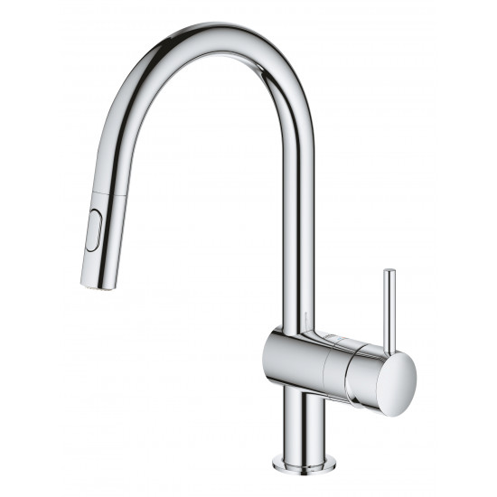 Змішувач для кухні з висувним виливом Grohe Minta (32321002)
