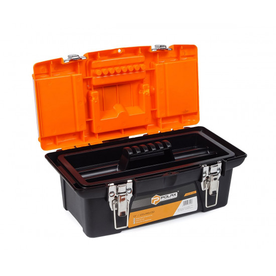 Ящик для інструментів Polax з металевим замком 13" (01-012)