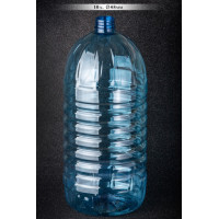 Бутель для води ПЕТ 10 л., кришка ручка в комплекті, 48 мм