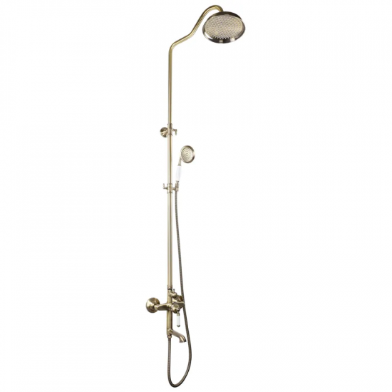 Душова колона зі змішувачем Бронзова Mixxus Premium Vintage 009-J (MI2865)