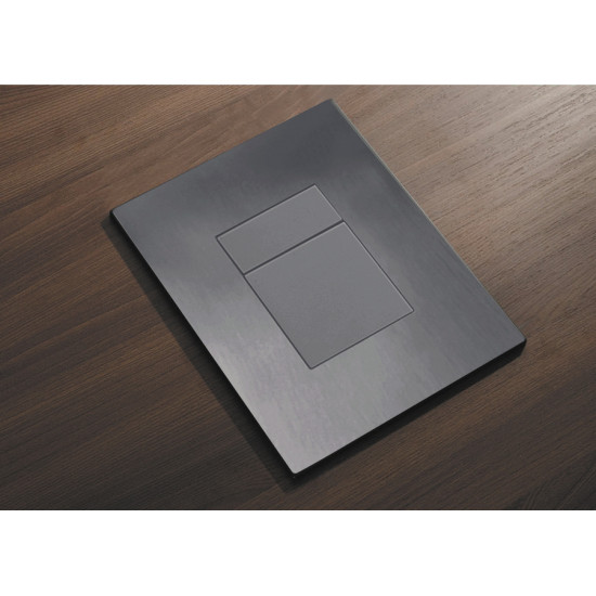 Панель смыва пластиковая Koer KT-0607-07 157x198x3mm, кнопка квадратная (KR5345)