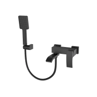 Смеситель для ванной с коротким изливом Koer KB-41007-05 (Цвет черный) (KR3455)