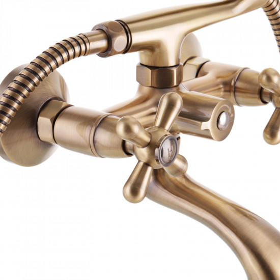 Змішувач для ванни Haiba Dominox 142 Euro Бронзовий (HB3938) Змішувач для ванни Haiba Dominox 142 Euro Бронзовий (HB3938)