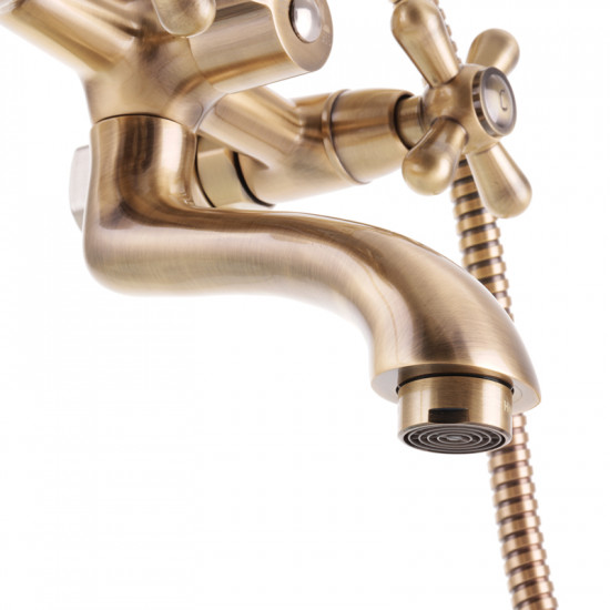 Змішувач для ванни Haiba Dominox 142 Euro Бронзовий (HB3938) Змішувач для ванни Haiba Dominox 142 Euro Бронзовий (HB3938)