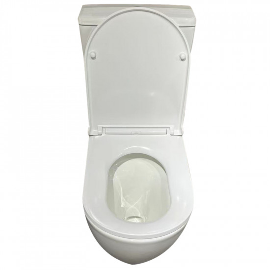 Унітаз-компакт ергономічний Koer TT-0201-T3 675x390x860mm система змиву TORNADO 3.0 (KR5613)