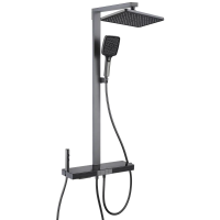 Душевая колонна с термостатическим смешивателем Mixxus Premium Next-009-J Graphite, 4 режима (MI6544)