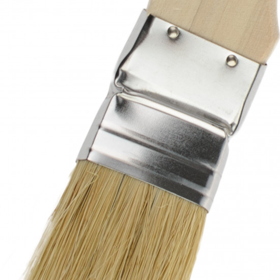 Пензель радіаторний Polax 1,5" тип "Стандарт" змішаний ворс, дерев\'яна ручка (13-002) Пензель радіаторний Polax 1,5" тип "Стандарт" змішаний ворс, дерев\'яна ручка (13-002)