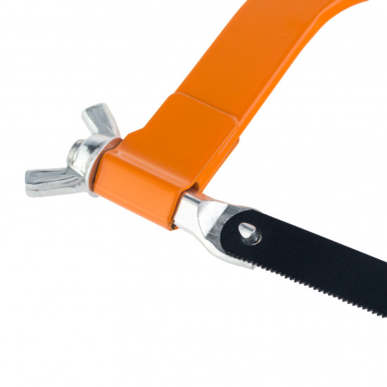 Ножівка по металу Polax 300 мм з дерев\'яною ручкою (33-002)