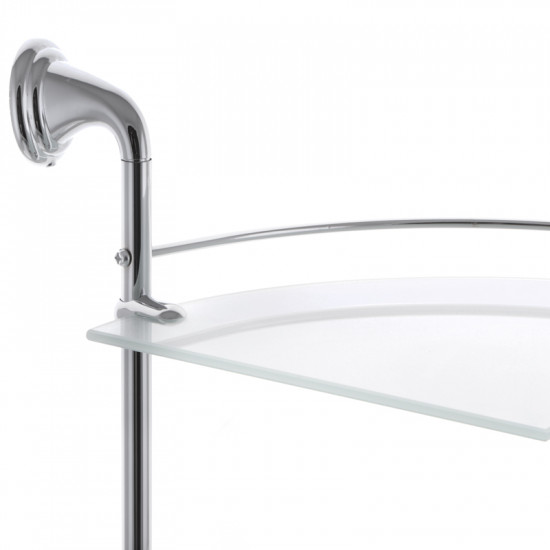 Полиця у ванну кутова скляна Zerix LR1507-2 (LL1408)