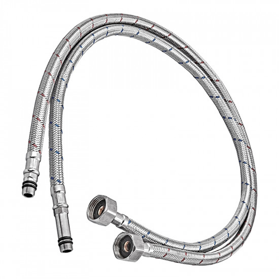 Гибкое подводка Champion FH-01-F1/2"xM10-80 нержавейка (пара) (AC0670)