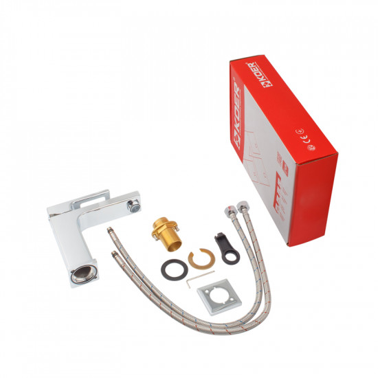Змішувач для умивальника KOER KB-10009-01 (Колір хром) (KR3498)