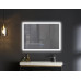 Дзеркало Mixxus FLAT MR04-80x60 з LED Touch, Anti-fog, димером, регулюванням яскравості, годинником