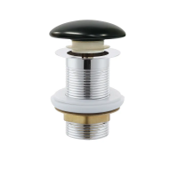 Донний клапан для раковини Mixxus POP-UP-09 BLACK 1 1/4'' автомат СLICK-СLACK без переливу (AC3568)