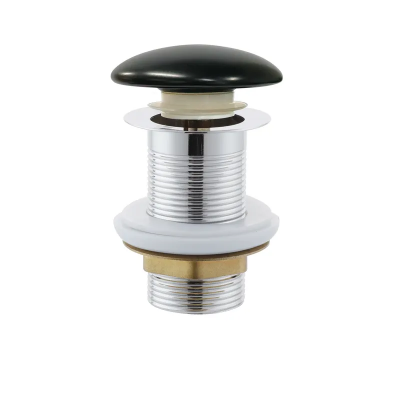 Донний клапан для раковини Mixxus POP-UP-09 BLACK 1 1/4'' автомат СLICK-СLACK без переливу (AC3568)