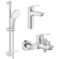 Набор смесителей 3 в 1 для ванной Grohe Eurosmart (UA123246M3)