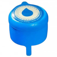 Крышка для бутылей 18,9 л, VIO ПЭТ комбо, наклейка синий (0005CHBLUcombo)