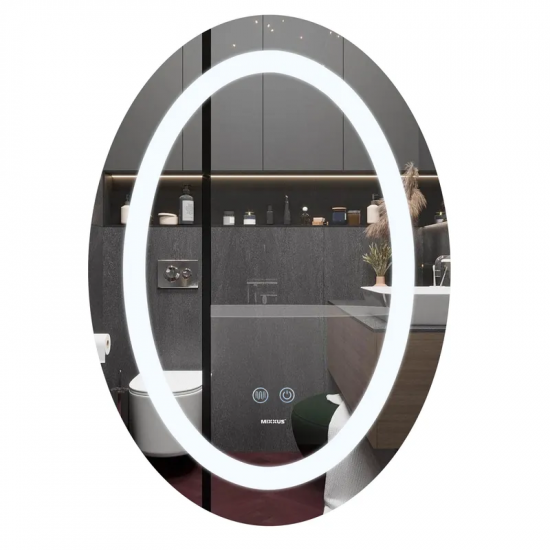Зеркало Mixxus PLAIN MV03-50x70 с LED Touch, Anti-fog, диммером, рег. яркости (MI6664)