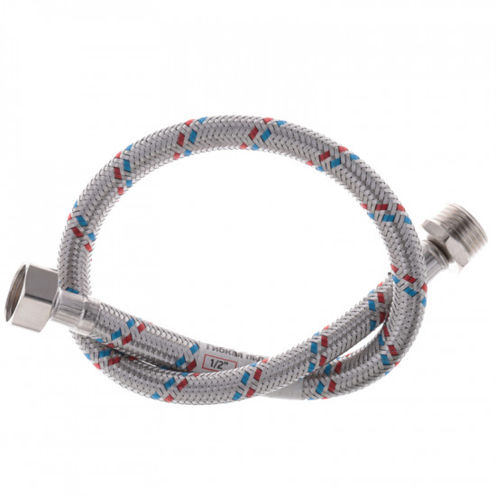 Гибкий шланг для подключения воды гайка 1/2'' - Муфта 1/2'' (50 см) Zerix (ZX1562)