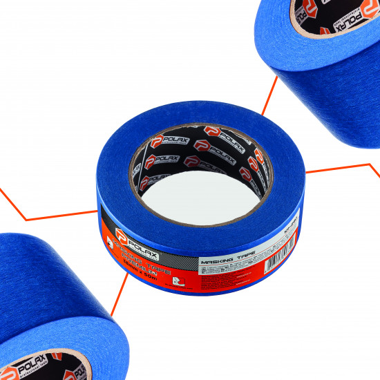 Малярна клейка стрічка Polax Premium 38 мм х 50 м (101-290)