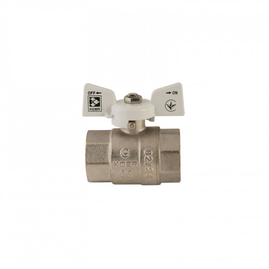 Кран кульовий Koer 1" ГГМ (KR.217.W) білий (KR0180)