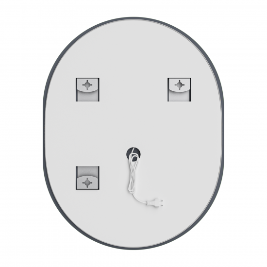 Зеркало Mixxus Premium ELLIPSE MV05-90x70-REVERSE (LED Touch, Anti-fog, диммер (3-6,5kK)) (MP6644)