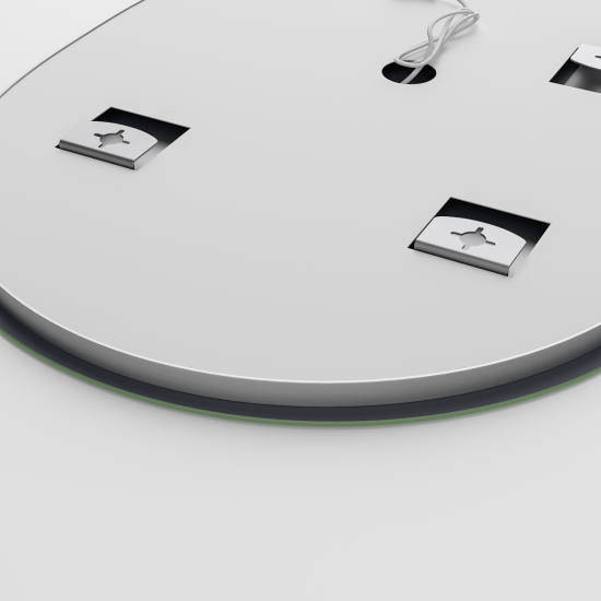 Зеркало Mixxus Premium ELLIPSE MV05-90x70-REVERSE (LED Touch, Anti-fog, диммер (3-6,5kK)) (MP6644)