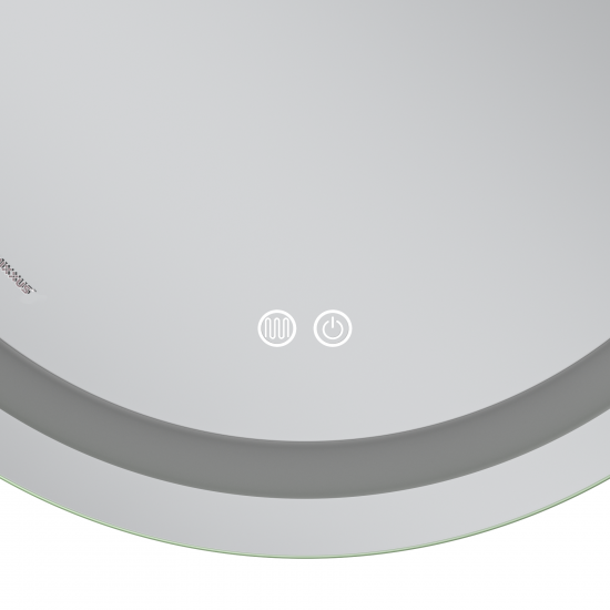 Зеркало Mixxus Premium ELLIPSE MV05-90x70-REVERSE (LED Touch, Anti-fog, диммер (3-6,5kK)) (MP6644)