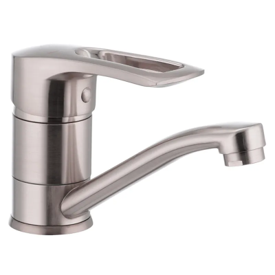 Змішувач для умивальника Haiba Hansberg 004 нержавейка (вилив 15 см) (HB0190) Змішувач для умивальника Haiba Hansberg 004 нержавейка (вилив 15 см) (HB0190)