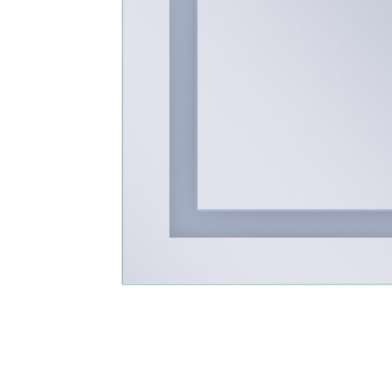 Зеркало Mixxus Premium FLASH MR21-60x80 (LED Touch, Anti-fog, диммер, часы) (MP6617)