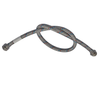 Гнучкий шланг для підключення води гайка 1/2'' - Штуцер 1/2'' (180 см) Zerix (ZX1568)