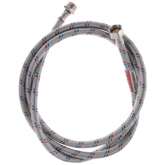 Гибкий шланг для подключения воды гайка 1/2'' - Муфта 1/2'' (180 см) Zerix (ZX1568)