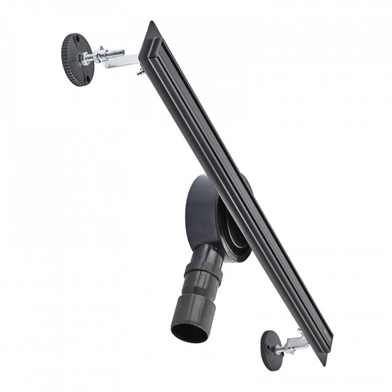 Душовий трап з нерж. сталі SUS304 Mixxus Drain-05-60-Slim Black (30x600 мм) (Чорний) (MI6169)