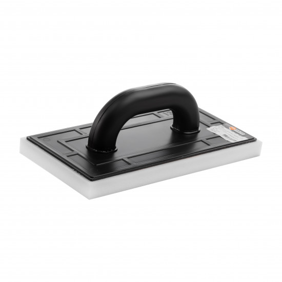 Терка з пластику з товстою білою губкою 130x270х20 мм. Polax (100-455)