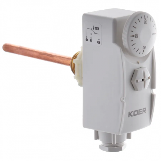 Термостат механічний занурювальний Koer KR.1350 (0...+90*C) (KP2775)