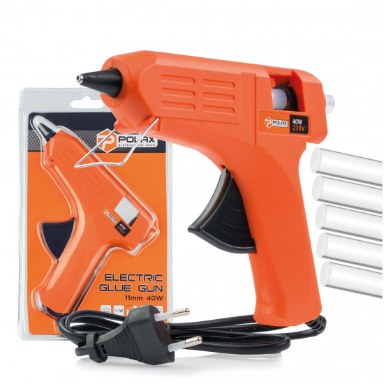 Клейовий пістолет Polax 11,2 мм 40 Вт (32-001)