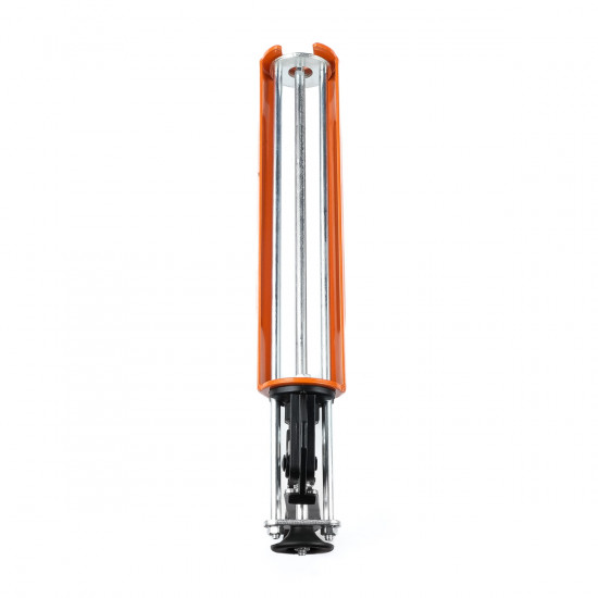 Пістолет для герметика Polax каркасний, посилений 3-штоковий, 25 натискань (26-013)