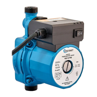 Насос підвищення тиску Vodomet GRS 12/10W (з гайками, обм. мідь) (VO4193)