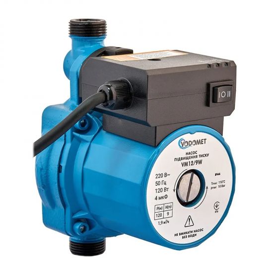 Насос підвищення тиску Vodomet GRS 12/10W (з гайками, обм. мідь) (VO4193)