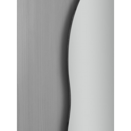 Зеркало настенное Zerix MIRRA MRZ02-450x600x105 прямоугольное с дугообразным верхом и фигурами по бокам