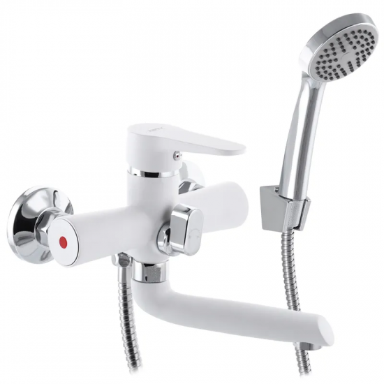 Змішувач для ванни Zerix PUD3 146 білий (ZX2910)